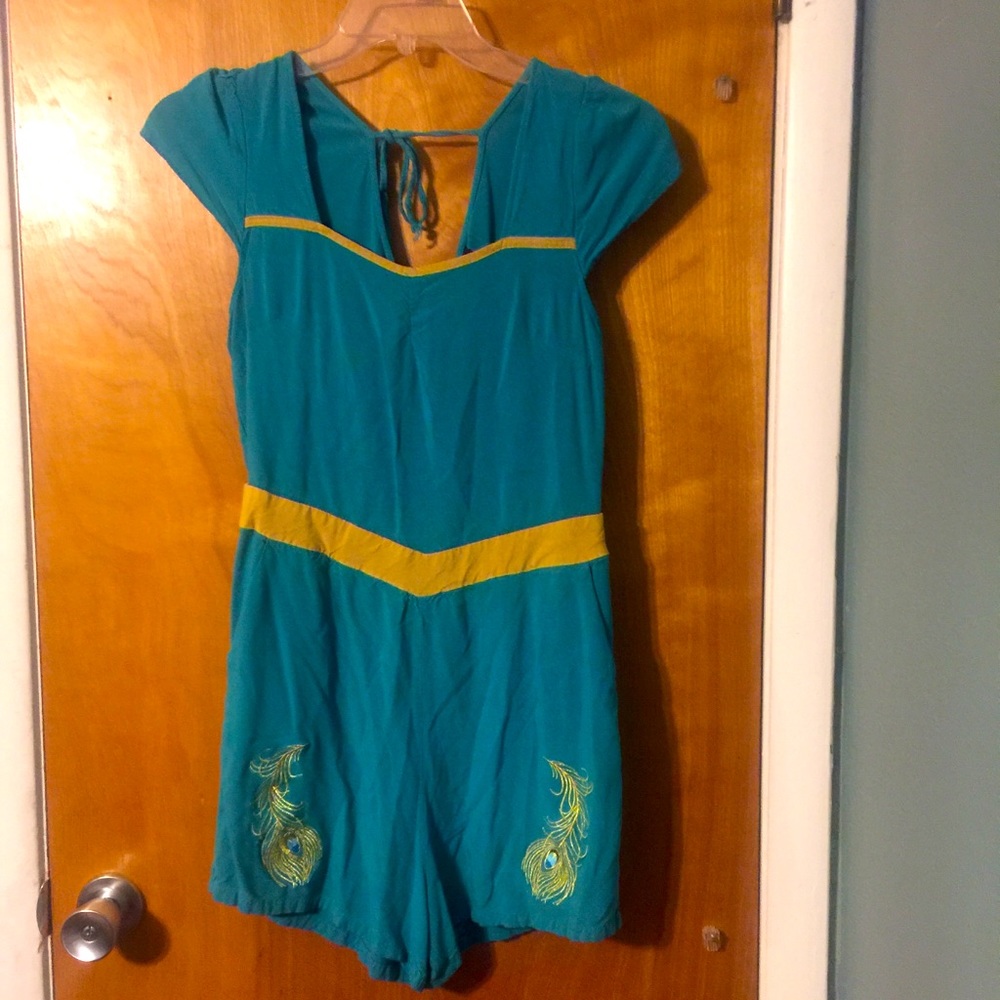 Disney Aladdin turquoise romper